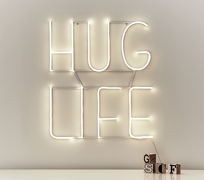 Hug Life LED Sentiment Wall Light