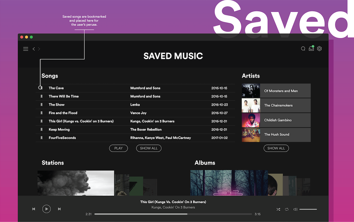 Saved Music